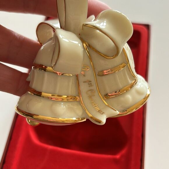 NWT Lenox Our First Christmas Together 2005‎ Bell Ornament - Picture 4 of 8